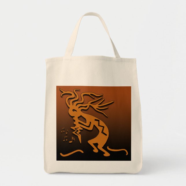 Bolsa Tote Musico Kokopelli (Frente)