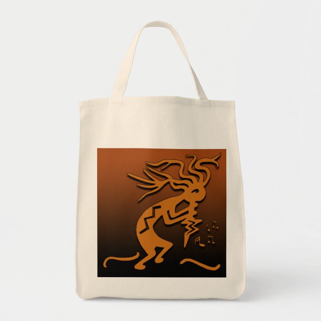 Bolsa Tote Musico Kokopelli (Frente)