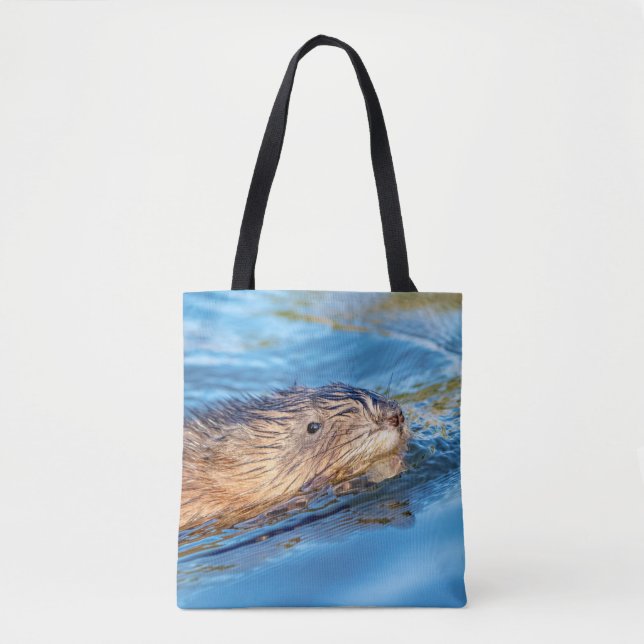 Bolsa Tote Muskrat na Reserva Ecológica de Vassar Fazenda (Frente)