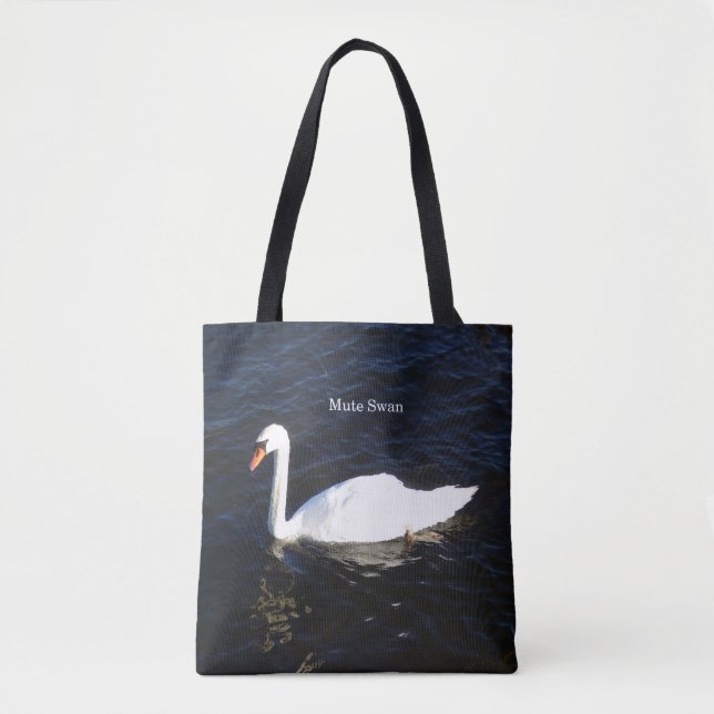 Bolsa Tote Mute Swan por toda a mala (Frente)