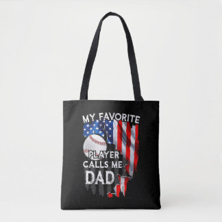 Bolsa Tote My Favorite Player Calls Me Dad Baseball