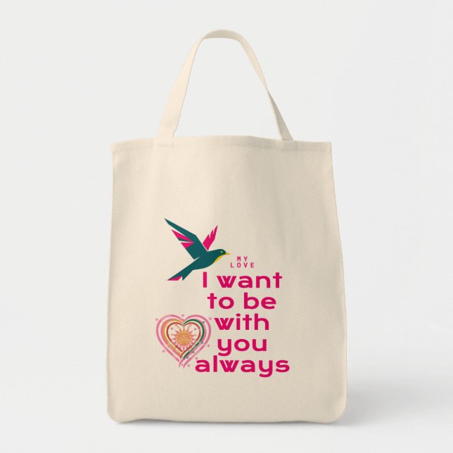 Bolsa Tote My love (Frente)