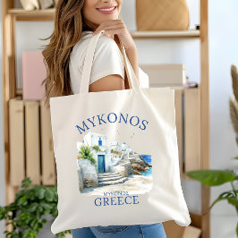 Bolsa Tote Mykonos in Watercolor Bliss