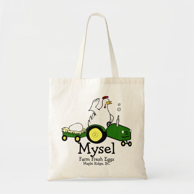Bolsa Tote Mysel cultiva a sacola (Frente)