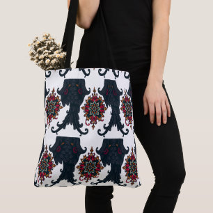 Bolsa Tote Mystic Mandala Elephant Art
