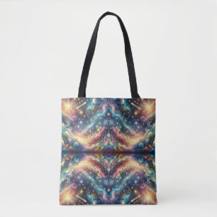 Bolsa Tote Mystical Fantasy Colorful Celestial Faraway Castle