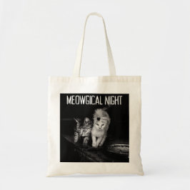 Bolsa Tote Mystical Halloween Cat Tote Bag
