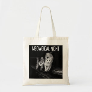 Bolsa Tote Mystical Halloween Cat Tote Bag