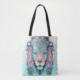 Bolsa Tote Mystical Watercolor Lion Tool Bag