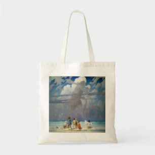 Bolsa Tote N.C. Wyeth O Gigante 1923 Ilustração Vintage