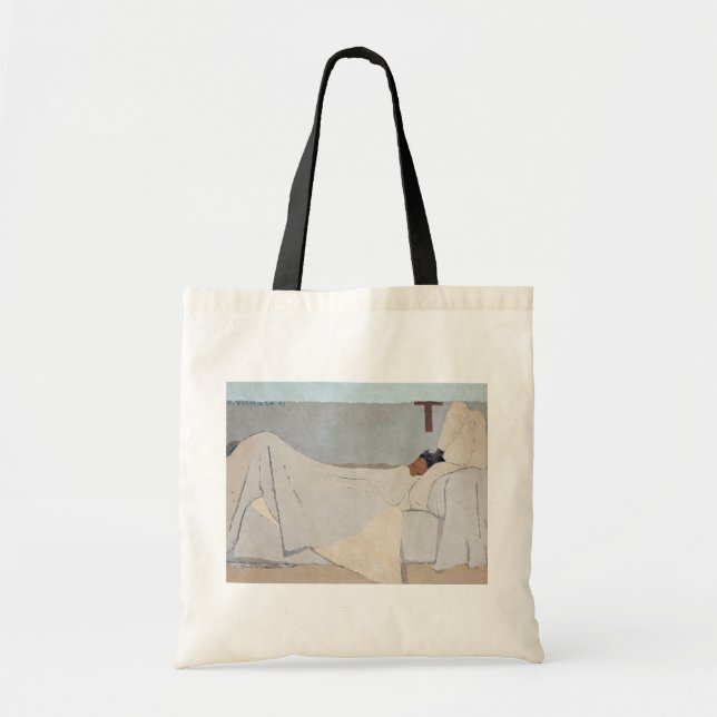 Bolsa Tote Na Cama, Edouard Vuillard (Frente)