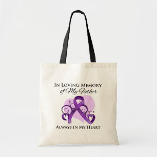 Bolsa Tote Na memória de meu pai - câncer de pâncreas