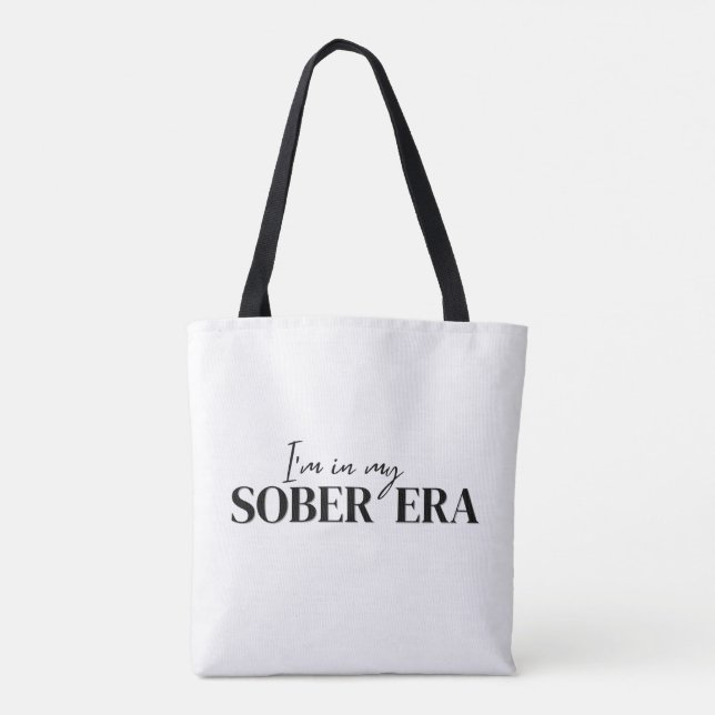 Bolsa Tote Na Minha Era de Sobriedade  (Verso)