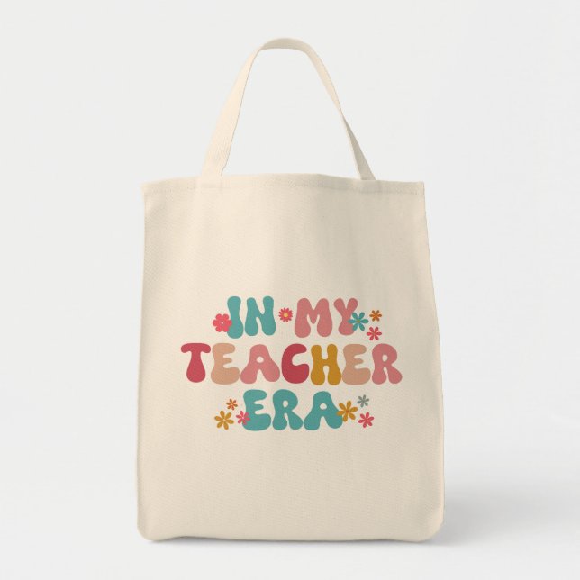 Bolsa Tote Na Minha Era Do Professor (Frente)