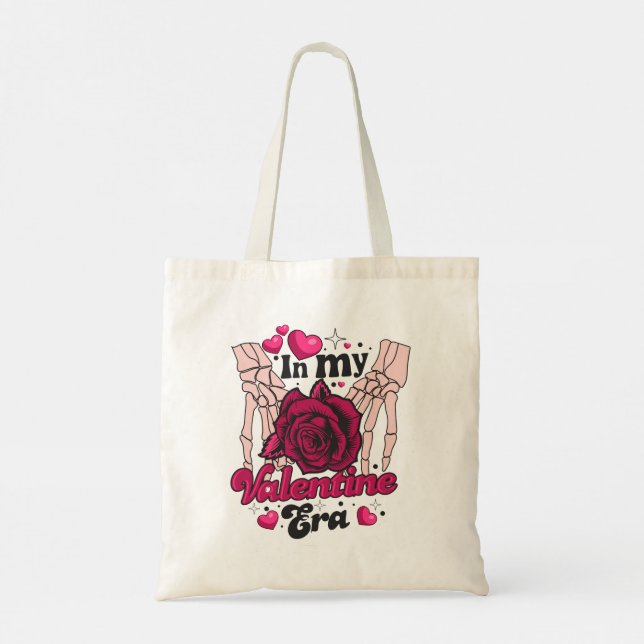 Bolsa Tote Na minha era Namorados Tote Bag, Saco de Tote Engr (Verso)