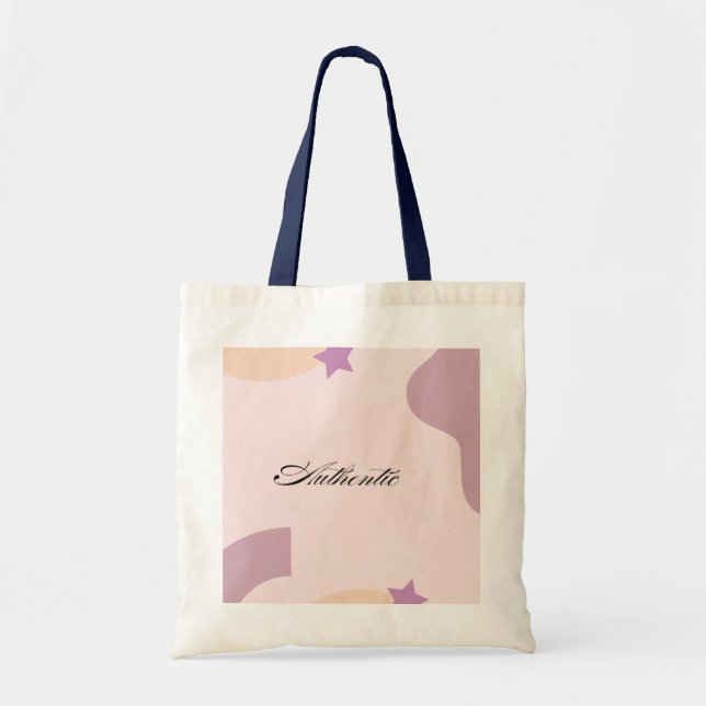 Bolsa Tote Na moda autêntico (Frente)