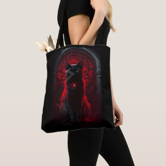 Bolsa Tote Na moda Black Cat Magical