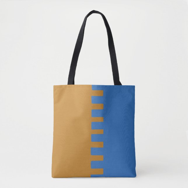 Bolsa Tote Na moda de duas cores (Frente)