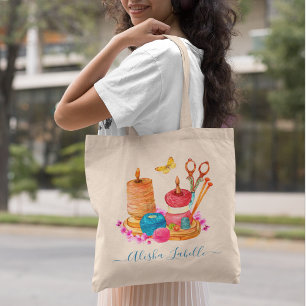 Bolsa Tote Na moda Feminina De Seamstress Com Costura À Medid