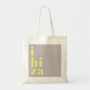 Bolsa Tote Na moda Ibiza Espanha souvenir