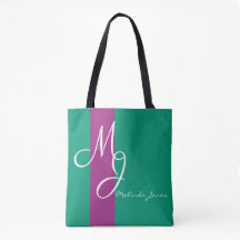 Na moda Monograma - Shopping Bag