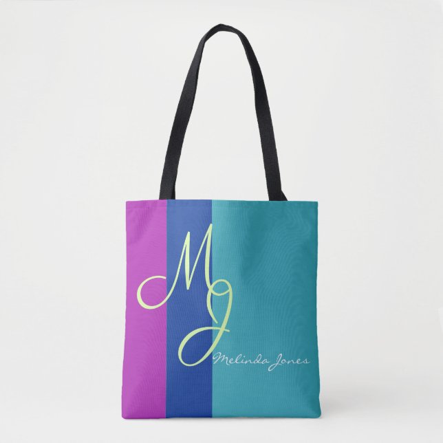 Bolsa Tote Na moda Monograma - Shopping Bag (Frente)