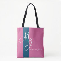 Na moda Monograma - Shopping Bag
