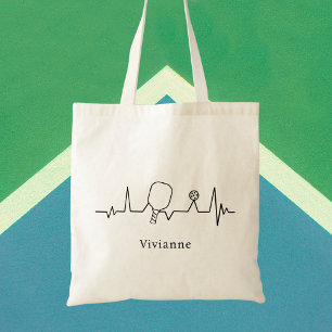 Bolsa Tote Na moda preto e branco Batente de seleção