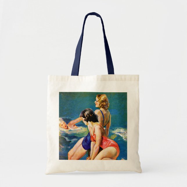 Bolsa Tote Na piscina (Frente)