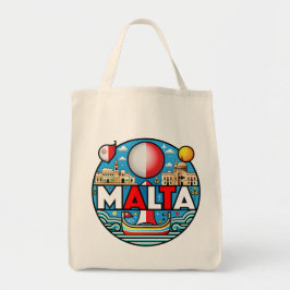 Bolsa Tote Nação Insular Mediterrânica de Malta