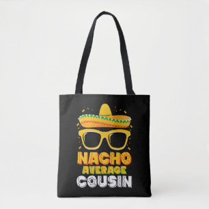 Bolsa Tote Nacho Média Cousin Family Cinco De Mayo