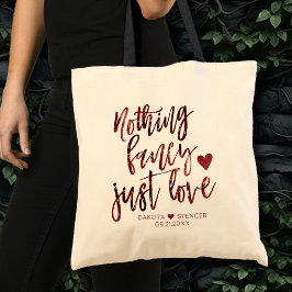 Bolsa Tote Nada De Rico Apenas Amor | Casamento Vermelho De C
