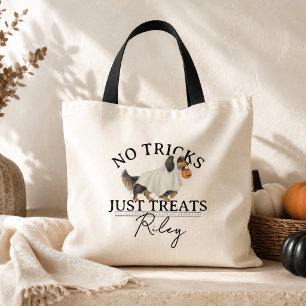 Bolsa Tote Nada De Truques Apenas Tratem O Engraçado Cachorro