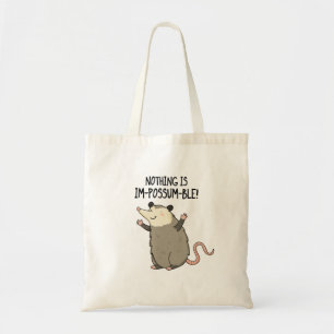 Bolsa Tote Nada É Um Trocadilho Cute Possum
