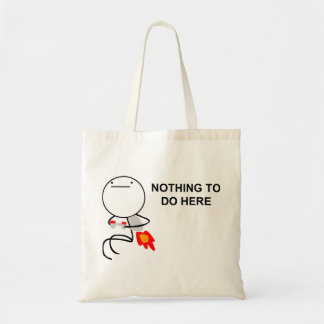 Bolsa Tote Nada fazer aqui - a sacola