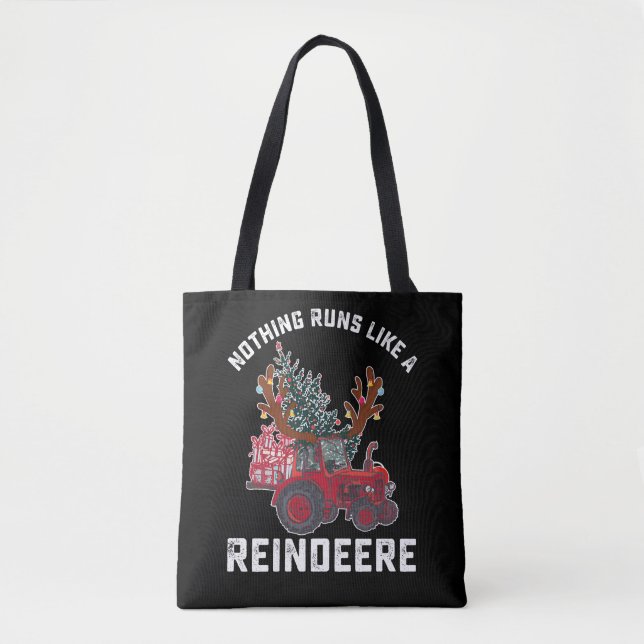 Bolsa Tote Nada Funciona Como Uma Reindeere Trator Reindeere (Frente)