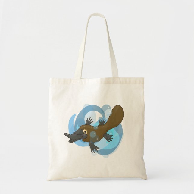 Bolsa Tote Nadação de Platypus (Frente)