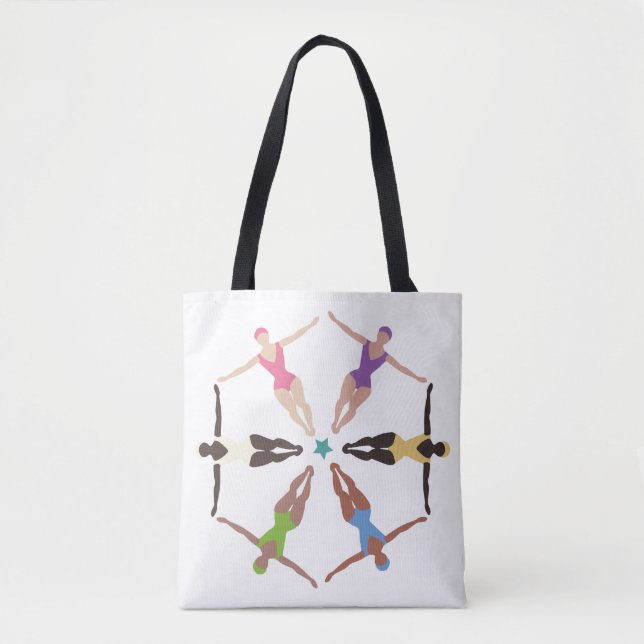 Bolsa Tote Nadadores sincronizados (Frente)