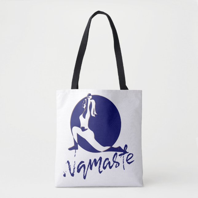 Bolsa Tote Namaste, ioga (Frente)