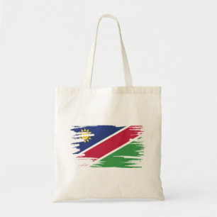 Bolsa Tote Namíbia Flag Brush Art