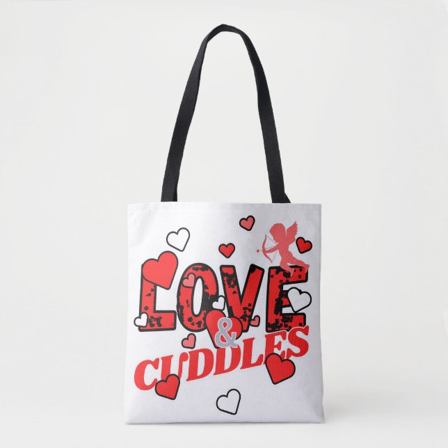 Bolsa Tote Namorados amam e abraçadas (Frente)