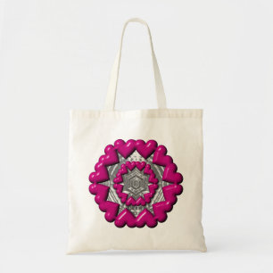 Bolsa Tote Namorados Anel de Corações
