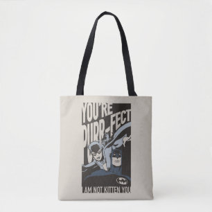 Bolsa Tote Namorados Batman  Mulher-Gato - Você é Purr-Efei