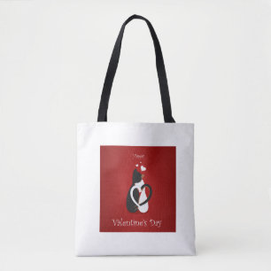 Bolsa Tote Namorados Cats Lovers