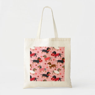 Bolsa Tote Namorados Dachshund
