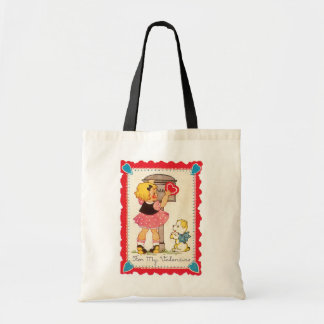Bolsa Tote Namorados, Garota, Cachorro