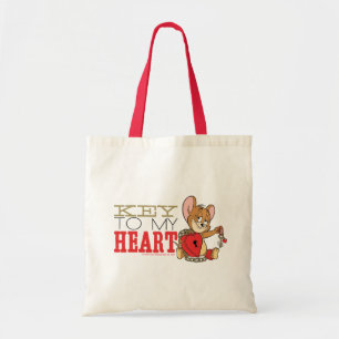 Bolsa Tote Namorados Jerry Mouse "Key To My Heart"