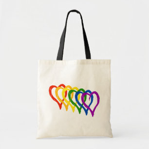 Bolsa Tote Namorados Orgulho gay Arco-Íris Sinalizador Articu