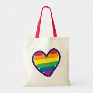 Bolsa Tote Namorados Pride Rainbow