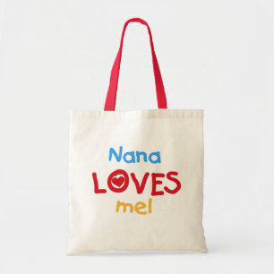 Bolsa Tote Nana me ama T-shirts e presentes